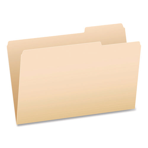 Image of Pendaflex® Standard Manila File Folders, 1/3-Cut Tabs: Left Position, Legal Size, Manila, 100/Box