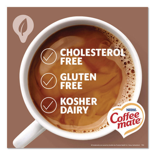 Image of Coffee mate® Plant-Based Oat Milk Liquid Creamers, Natural Vanilla, 0.38 oz Mini Cups, 50/Box, 4 Boxes/Carton