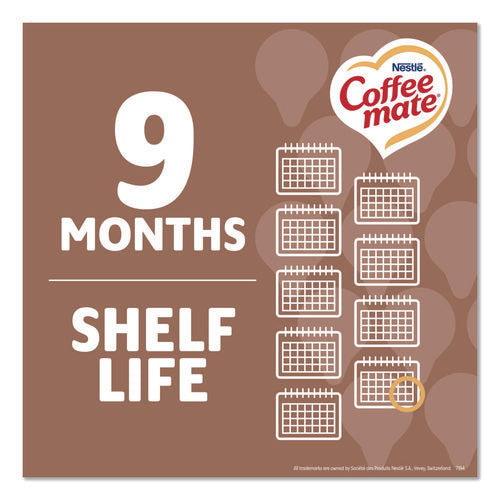 Image of Coffee mate® Plant-Based Oat Milk Liquid Creamers, Natural Vanilla, 0.38 oz Mini Cups, 50/Box, 4 Boxes/Carton