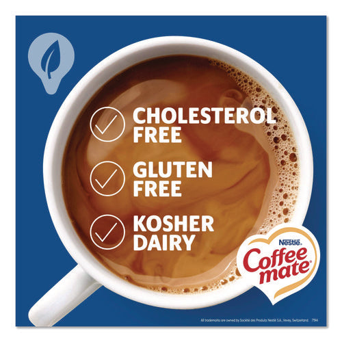 Image of Coffee mate® Plant-Based Almond Milk Non-Dairy Liquid Creamer Singles, Natural Vanilla, 0.38 oz Mini Cups, 50/Box