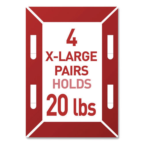 Image of Command Picture Hanging Strips, X-Large, Removable, Holds up to 20 lbs per 4 Strips, Black, 8 Pairs/Pack