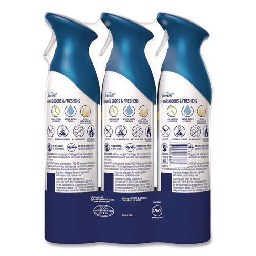 Image of Febreze® AIR, Ocean, 8.8 oz Aerosol Spray, 3/Pack