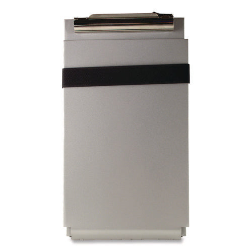 Image of Saunders Recycled Aluminum Citation Holder Clipboard, 1/2" Clip Capacity, Holds 6 x 11 Sheets, Silver
