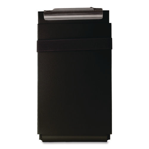 Image of Saunders Recycled Aluminum Citation Holder Clipboard, 1/2" Capacity, Holds 6 x 11 Sheets, Black