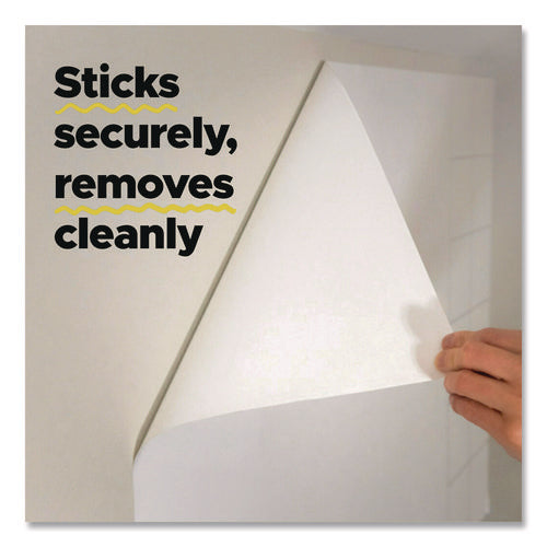 Image of Post-it® Easy-Erase Whiteboard Sheets, Plastic Surface, 9.1 x 9.1, White, 2/Pack