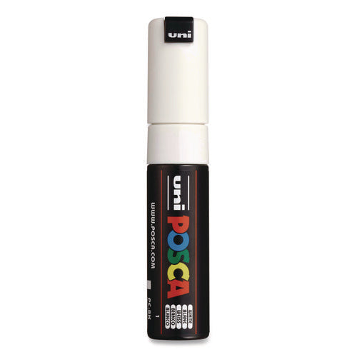 Image of POSCA Water-Based Paint Markers, Broad Chisel Tip, White