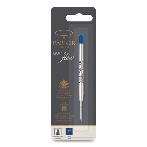 Image of Parker® Refill For Parker Ballpoint Pens, Fine Conical Tip, Blue Ink