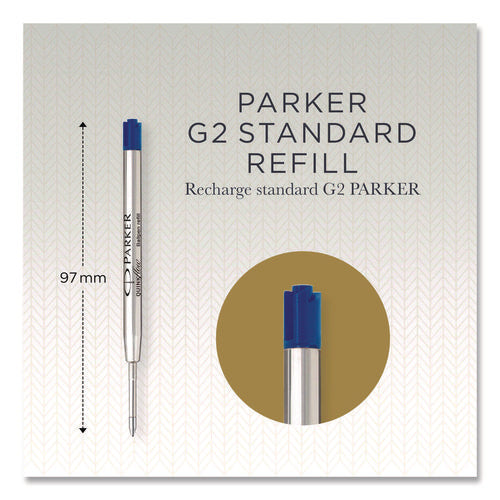 Image of Parker® Refill For Parker Ballpoint Pens, Fine Conical Tip, Blue Ink