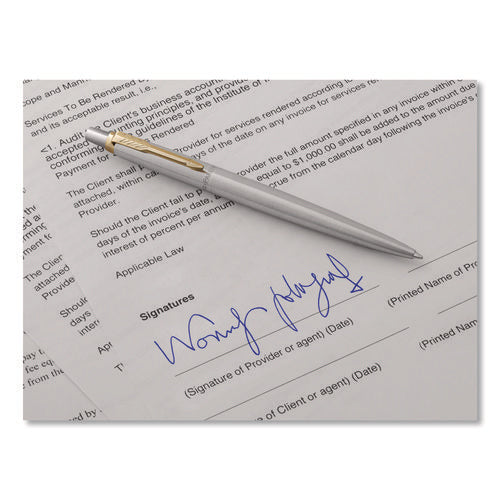 Image of Parker® Refill For Parker Ballpoint Pens, Fine Conical Tip, Blue Ink