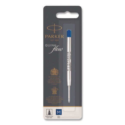 Image of Parker® Refill For Parker Ballpoint Pens, Medium Conical Tip, Blue Ink