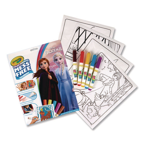 Image of Crayola® Disney Frozen 2 Color Wonder Kit, (18) Coloring Pages, (5) Frozen 2 Collection Markers