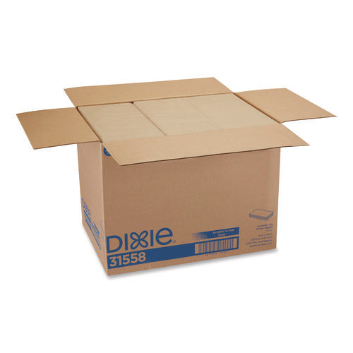 Image of Dixie® 1/8-Fold Dinner Napkin, 1-Ply, 15 X 16.8, White, 350/pack, 12 Packs/carton