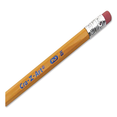 Image of Cra-Z-Art® School Pencils, HB (#2), Black Lead, Yellow Barrel, 750/Box