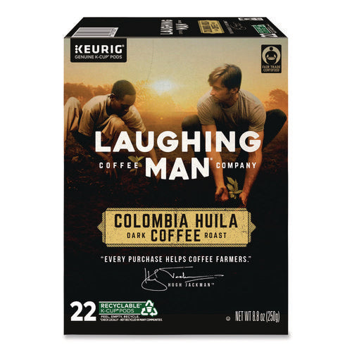 Image of Laughing Man® Coffee Company Colombia Huila K-Cup Pods, 22/box