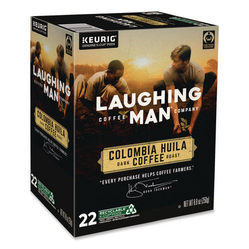 Image of Laughing Man® Coffee Company Colombia Huila K-Cup Pods, 22/box
