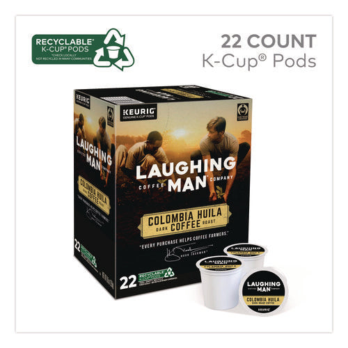 Image of Laughing Man® Coffee Company Colombia Huila K-Cup Pods, 22/box
