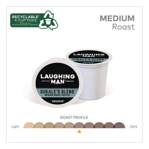 Image of Laughing Man® Coffee Company Dukale's Blend K-Cup Pods, 22/box