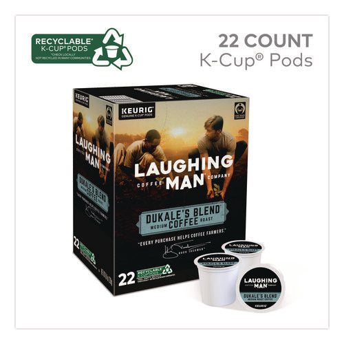 Image of Laughing Man® Coffee Company Dukale's Blend K-Cup Pods, 22/box