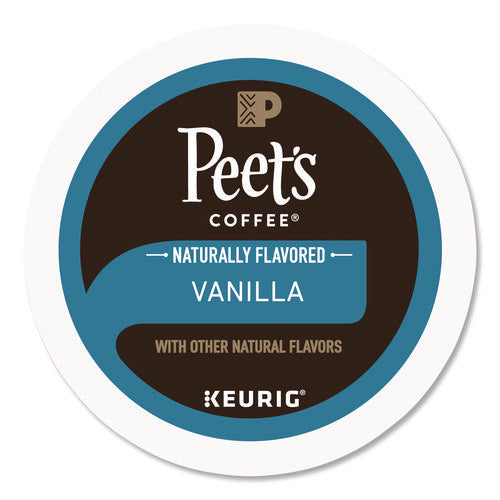 Image of Peet's Coffee & Tea® Vanilla K-Cups, 0.33 oz K-Cup, 22/Box