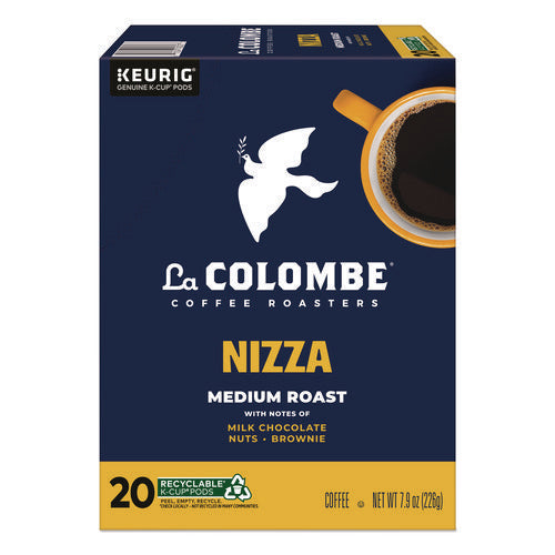 Image of La Colombe® Coffee K-Cup Pods, Nizza Medium Roast, 20/Box