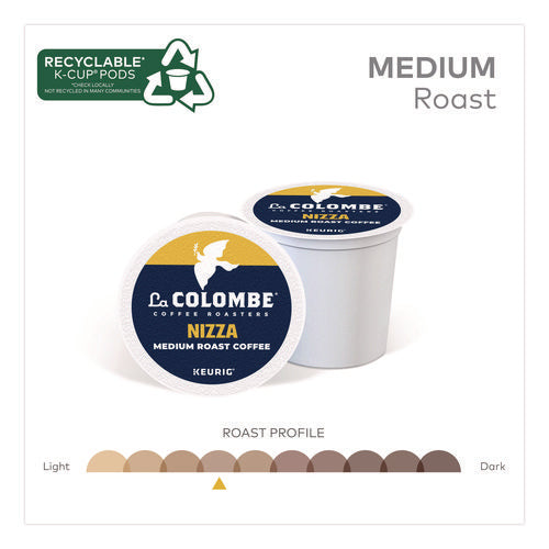 Image of La Colombe® Coffee K-Cup Pods, Nizza Medium Roast, 20/Box
