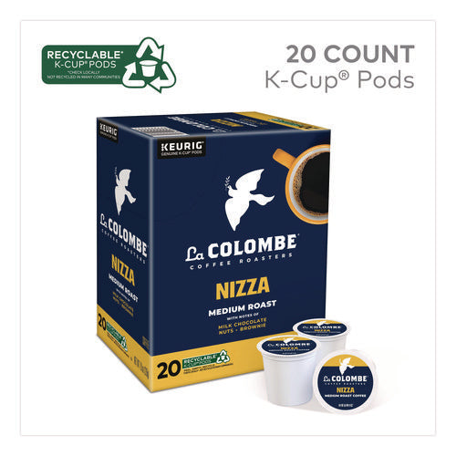 Image of La Colombe® Coffee K-Cup Pods, Nizza Medium Roast, 20/Box