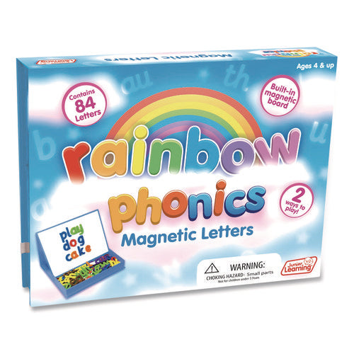 Image of Junior Learning Inc® Rainbow Phonics Magnetic Letters, Ages 4 to 7