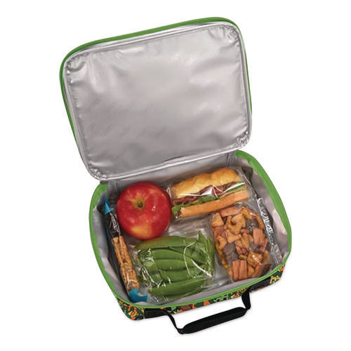 Image of Thermos® Minecraft Soft Lunch Box, 9.5" x 3.75" x 7.5", Green/Orange/Gray