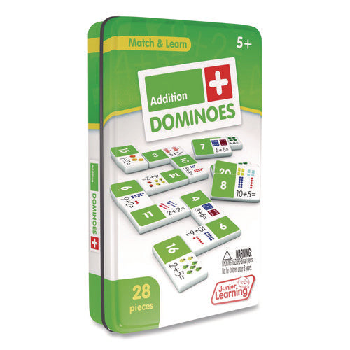 Image of Junior Learning Inc® Addition Dominoes, Ages 5 to 10