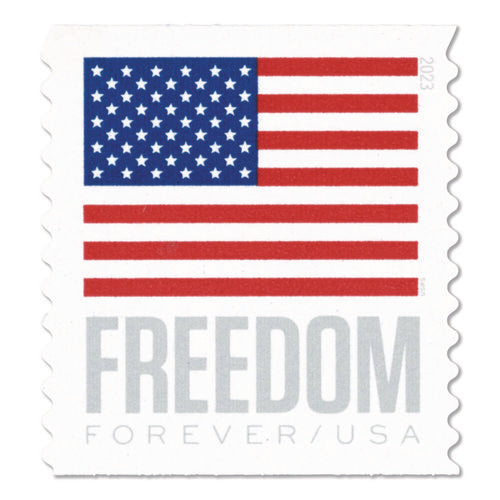 Image of United States Postal Service First-Class Forever Stamps, U.S. Flag, 20/Book