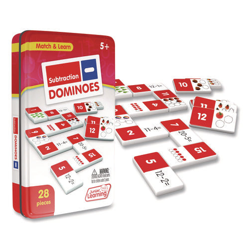 Image of Junior Learning Inc® Subtraction Dominoes, Ages 5 to 10