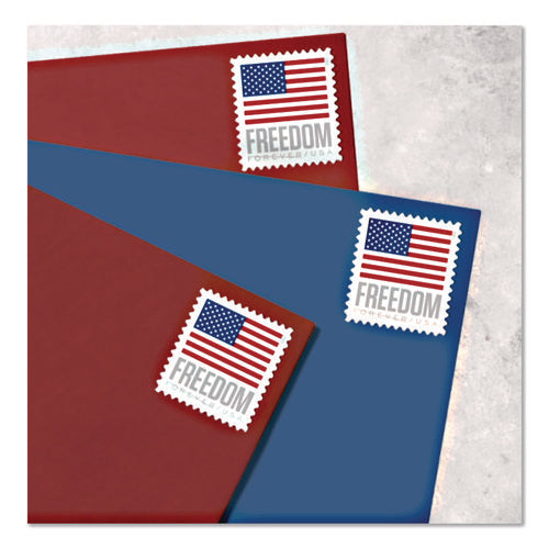 Image of United States Postal Service First-Class Forever Stamps, U.S. Flag, 20/Book