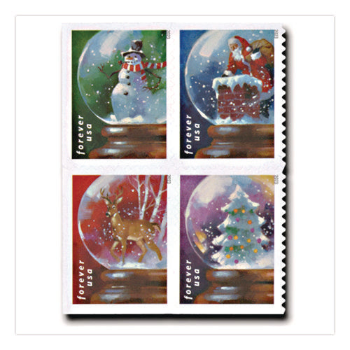 Image of United States Postal Service First-Class Forever Stamps, Holiday, 20/Book