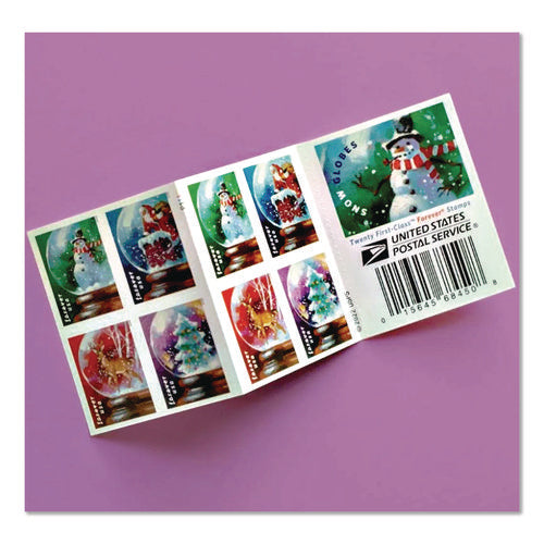 Image of United States Postal Service First-Class Forever Stamps, Holiday, 20/Book
