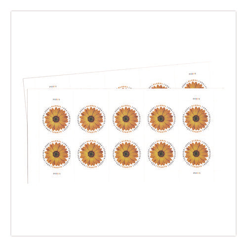 Image of United States Postal Service Global Forever Stamps, Floral, 10 Stamps/Sheet, 2 Sheets/Pack