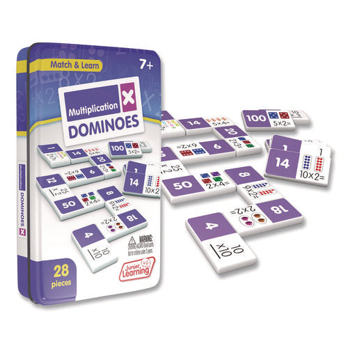 Image of Junior Learning Inc® Multiplication Dominoes, Ages 7 to 9