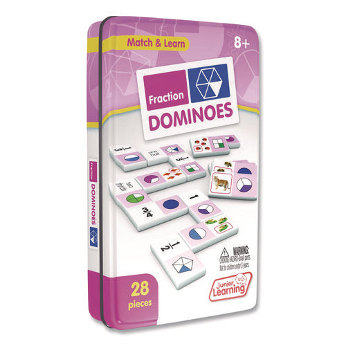 Image of Junior Learning Inc® Fraction Dominoes, Ages 8 to 12