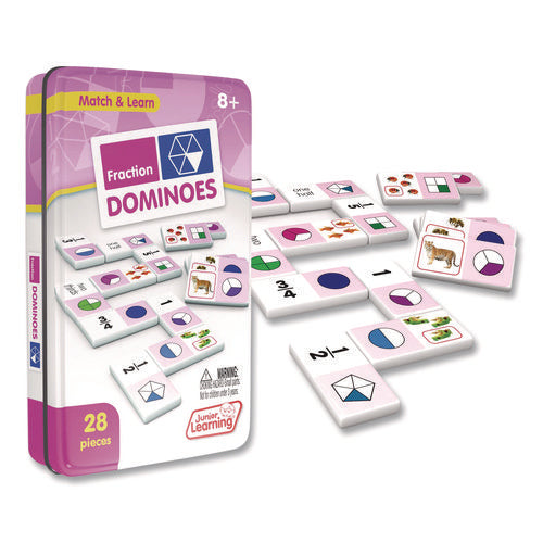 Image of Junior Learning Inc® Fraction Dominoes, Ages 8 to 12