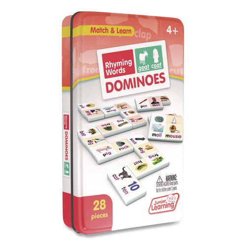 Image of Junior Learning Inc® Rhyming Words Dominoes, Ages 4 to 10