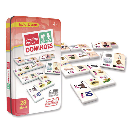 Image of Junior Learning Inc® Rhyming Words Dominoes, Ages 4 to 10