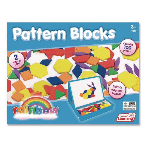 Image of Junior Learning Inc® Rainbow Pattern Blocks, Ages 3 to 4