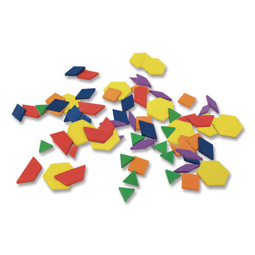 Image of Junior Learning Inc® Rainbow Pattern Blocks, Ages 3 to 4