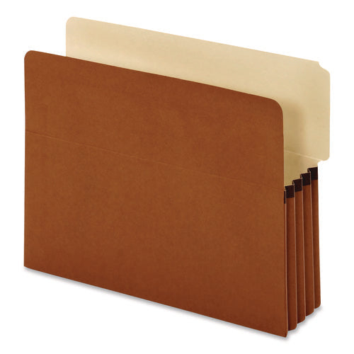Image of Pendaflex® End Tab File Pocket, 3.5" Expansion, Letter Size, Redrope, 10/Box