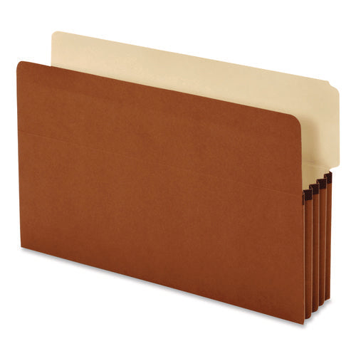 Image of Pendaflex® End Tab FIle Pocket, 3.5" Expansion, Legal Size, Redrope, 10/Box
