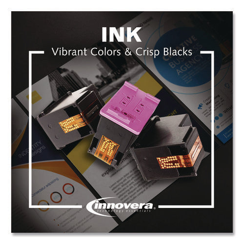 Image of Innovera® Remanufactured Tri-Color High-Yield Ink, Replacement for 64XL (N9J91AN), 415 Page-Yield