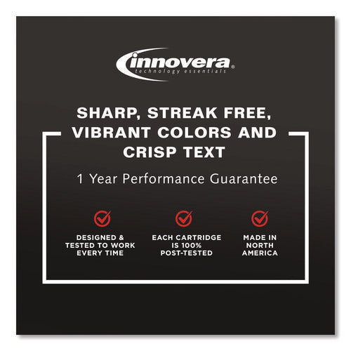 Image of Innovera® Remanufactured Tri-Color High-Yield Ink, Replacement for 64XL (N9J91AN), 415 Page-Yield
