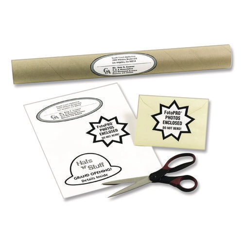 Image of Avery® White Shipping Labels-Bulk Packs, Inkjet/Laser Printers, 8.5 x 11, White, 500/Carton