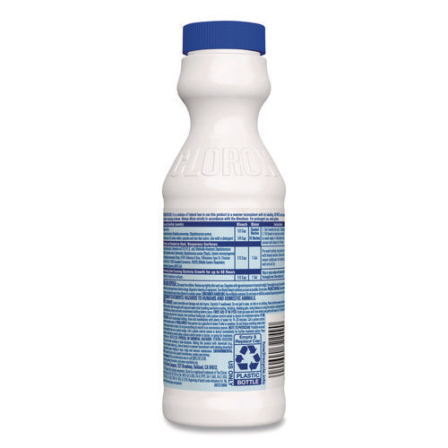 Image of Clorox® Concentrated Regular Disinfecting Bleach, 11 oz Bottle, 28/Carton