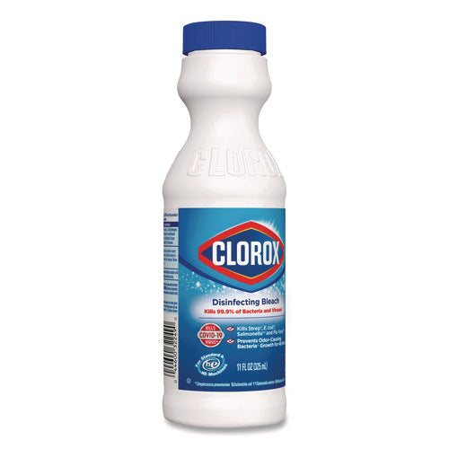 Image of Clorox® Concentrated Regular Disinfecting Bleach, 11 oz Bottle, 28/Carton