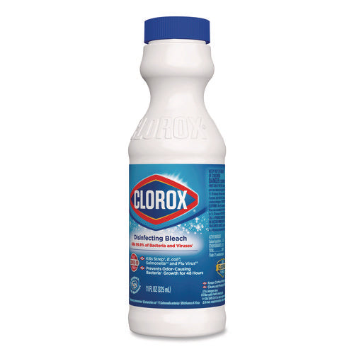 Image of Clorox® Concentrated Regular Disinfecting Bleach, 11 oz Bottle, 28/Carton